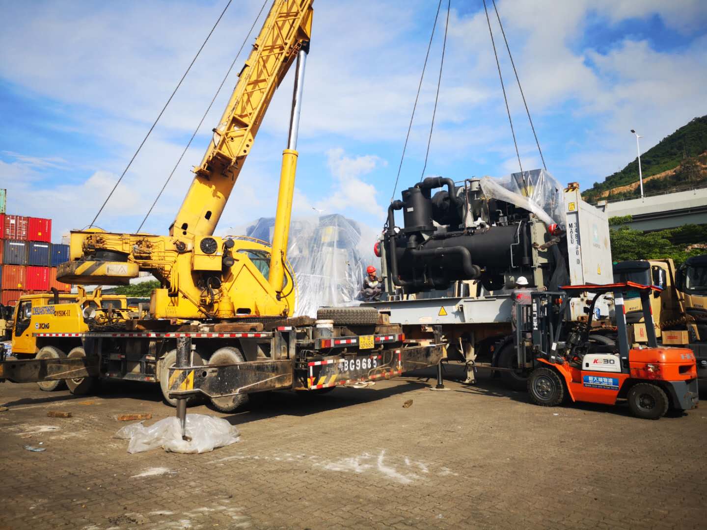 陽江到澳門的吊機車,清遠到澳門的吊機車,長安到澳門的吊機車    